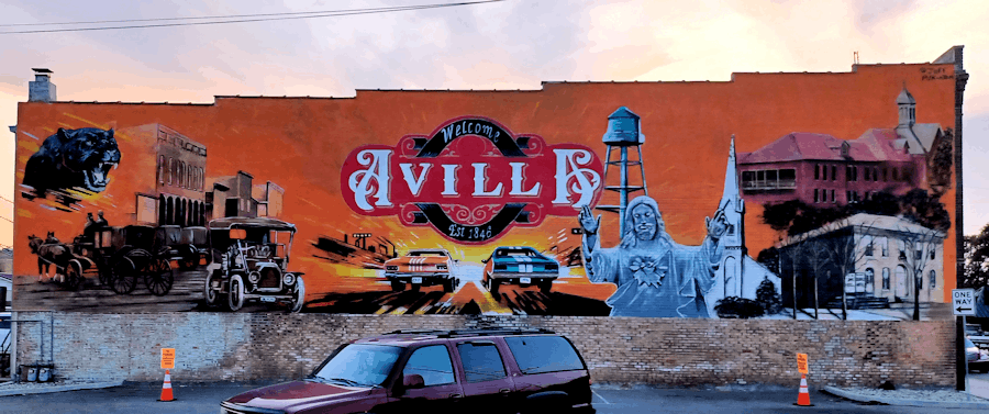 Mural in the city of Avilla Mural in the city of Avilla