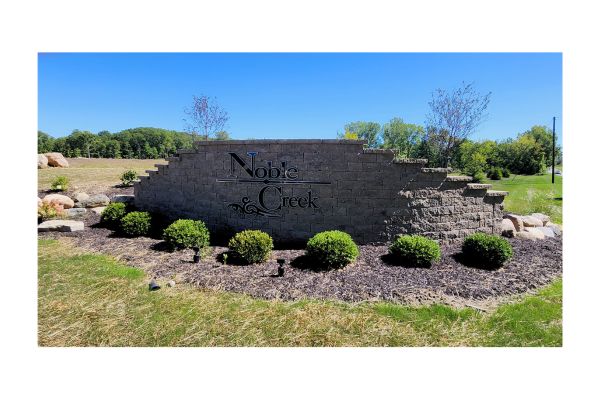 Noble Creek new housing development in Kendallville